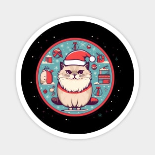 Ragdoll Cat Xmas, Love Cats Magnet